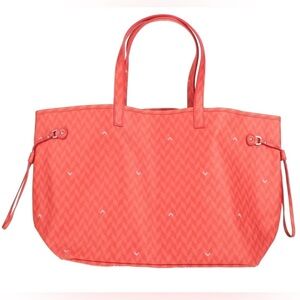 Mia Bag Red Patterned Tote NWT